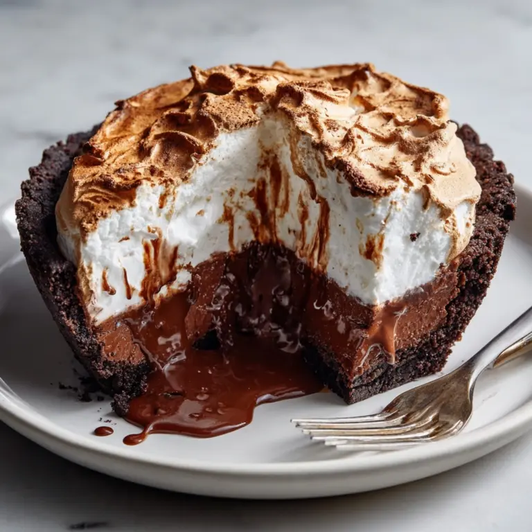 Gooey Brownie Pie Recipe