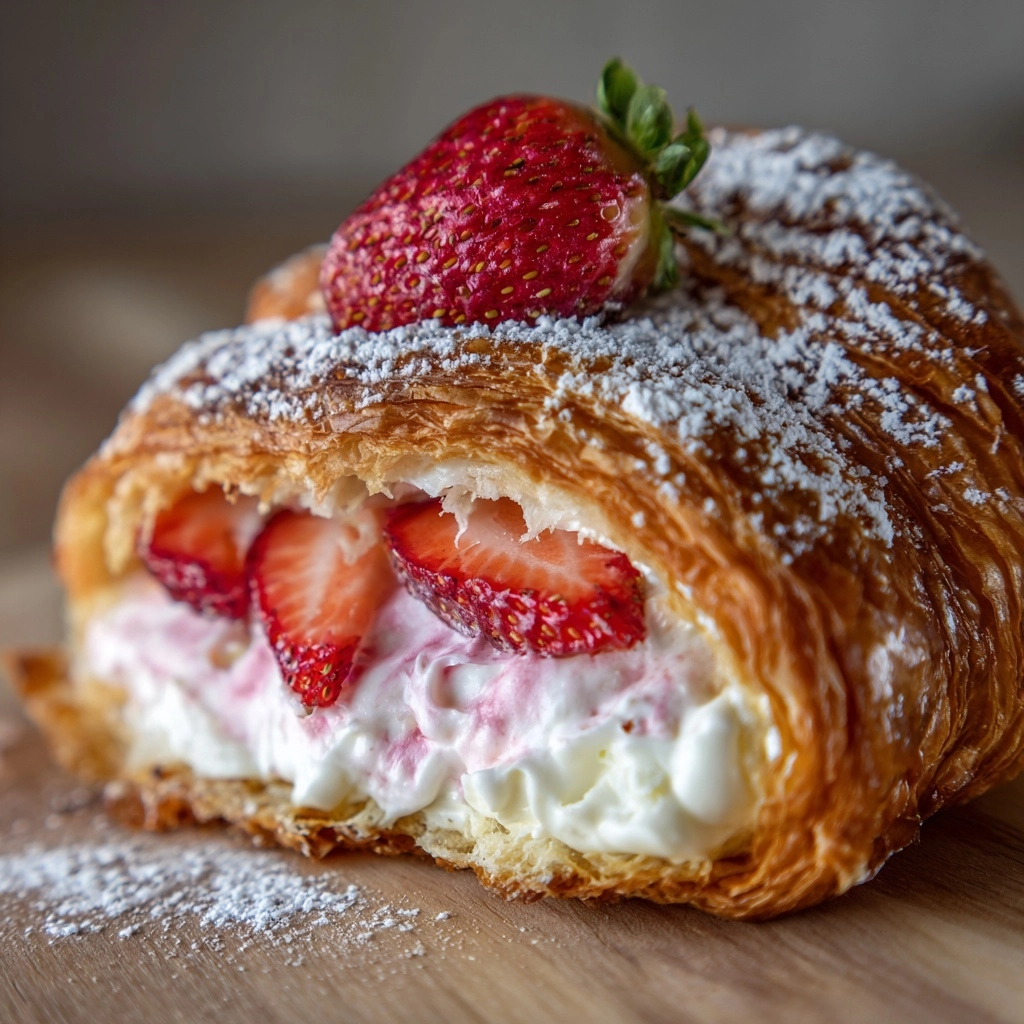 Strawberry Cheesecake Crescents Recipe - Recipe Image