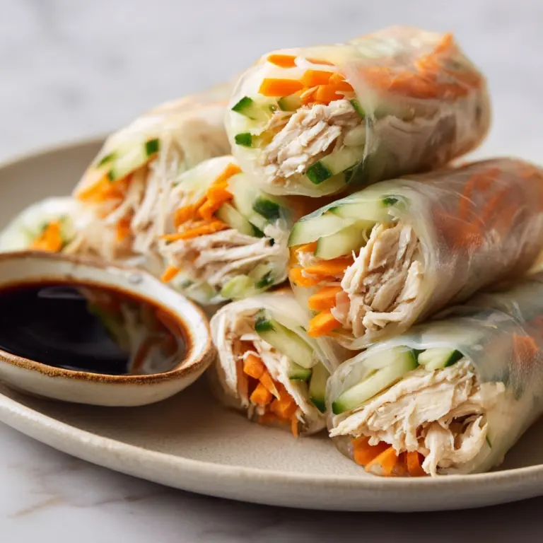 Chicken Spring Rolls Recipe