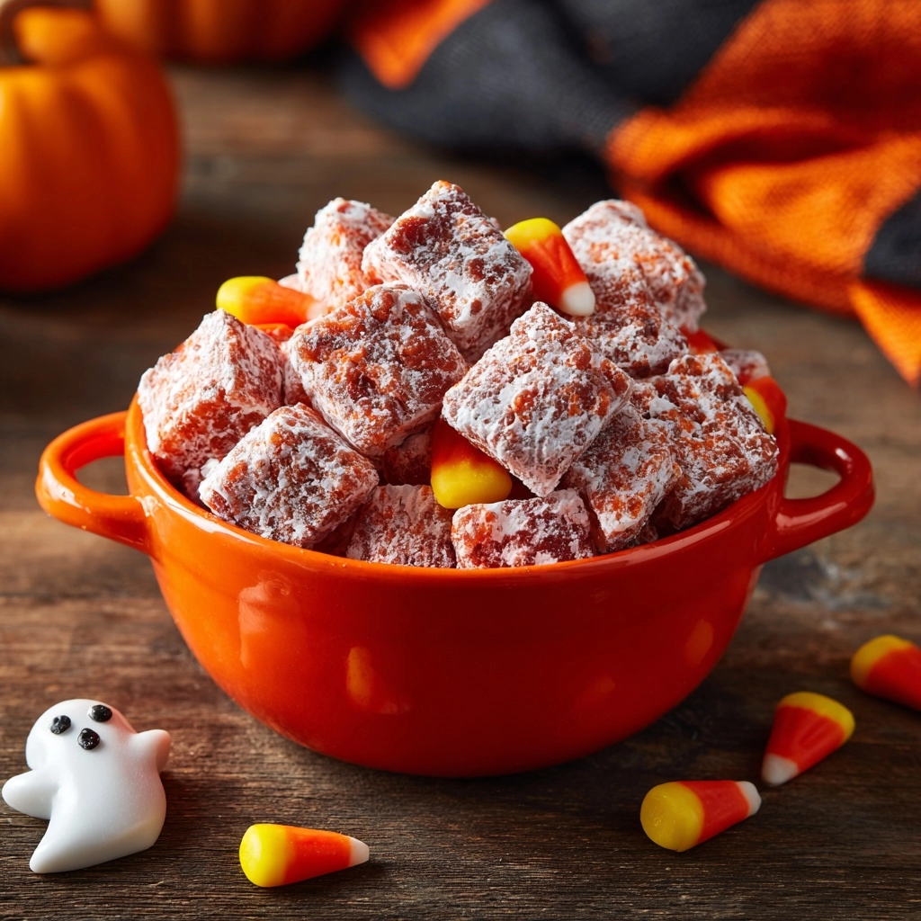 Halloween Muddy Buddies Recipe - Recipe Image