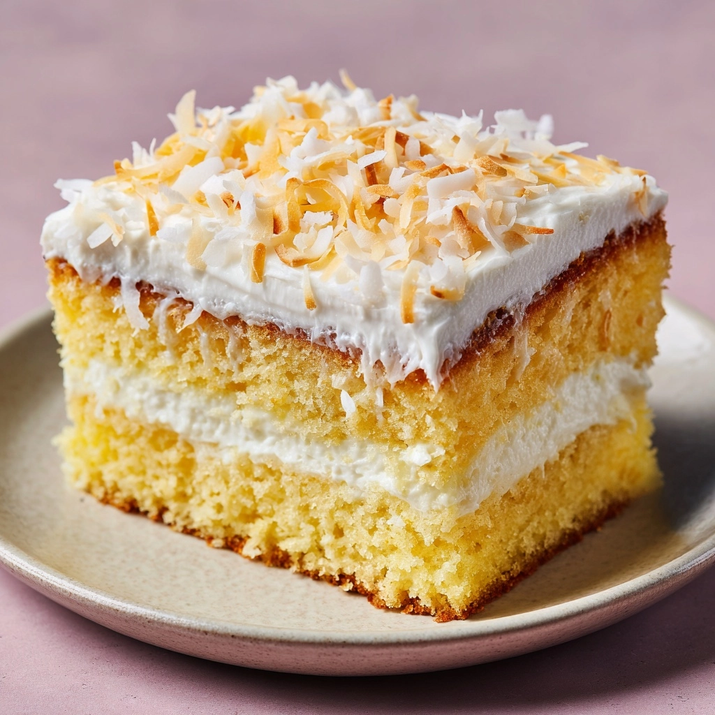 Coconut Cream Cake Recipe - Recipe Image