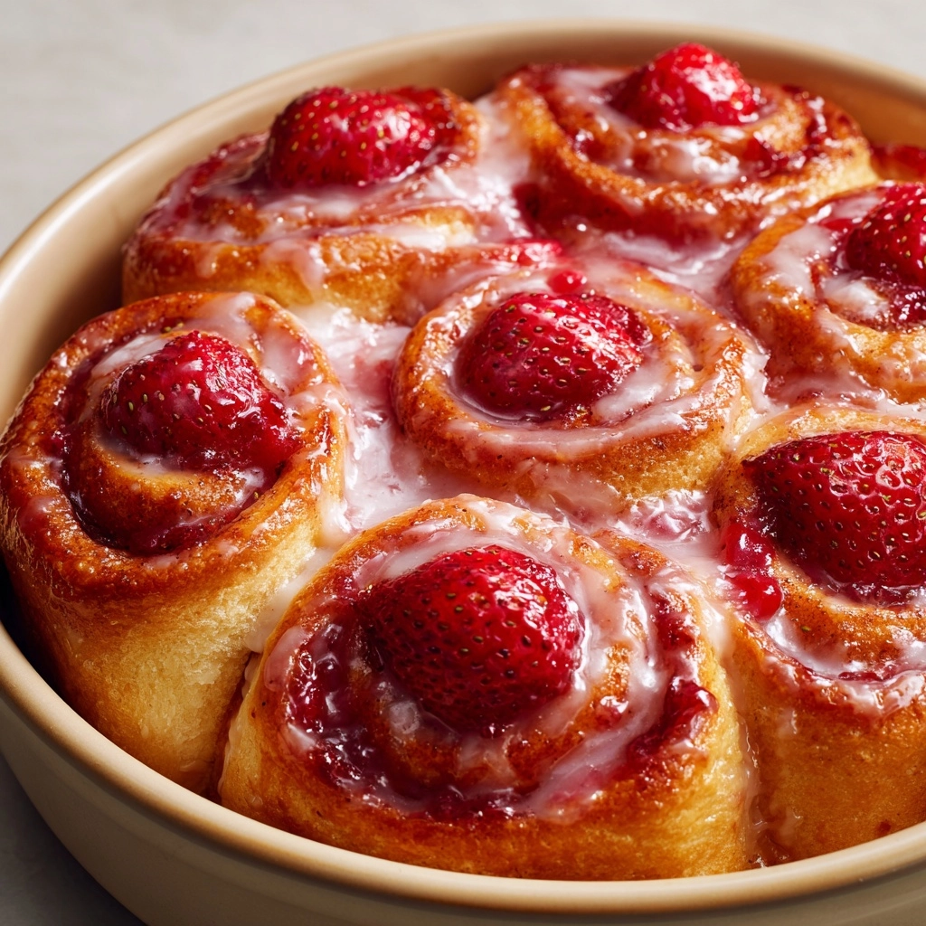 Strawberry Cinnamon Rolls Recipe