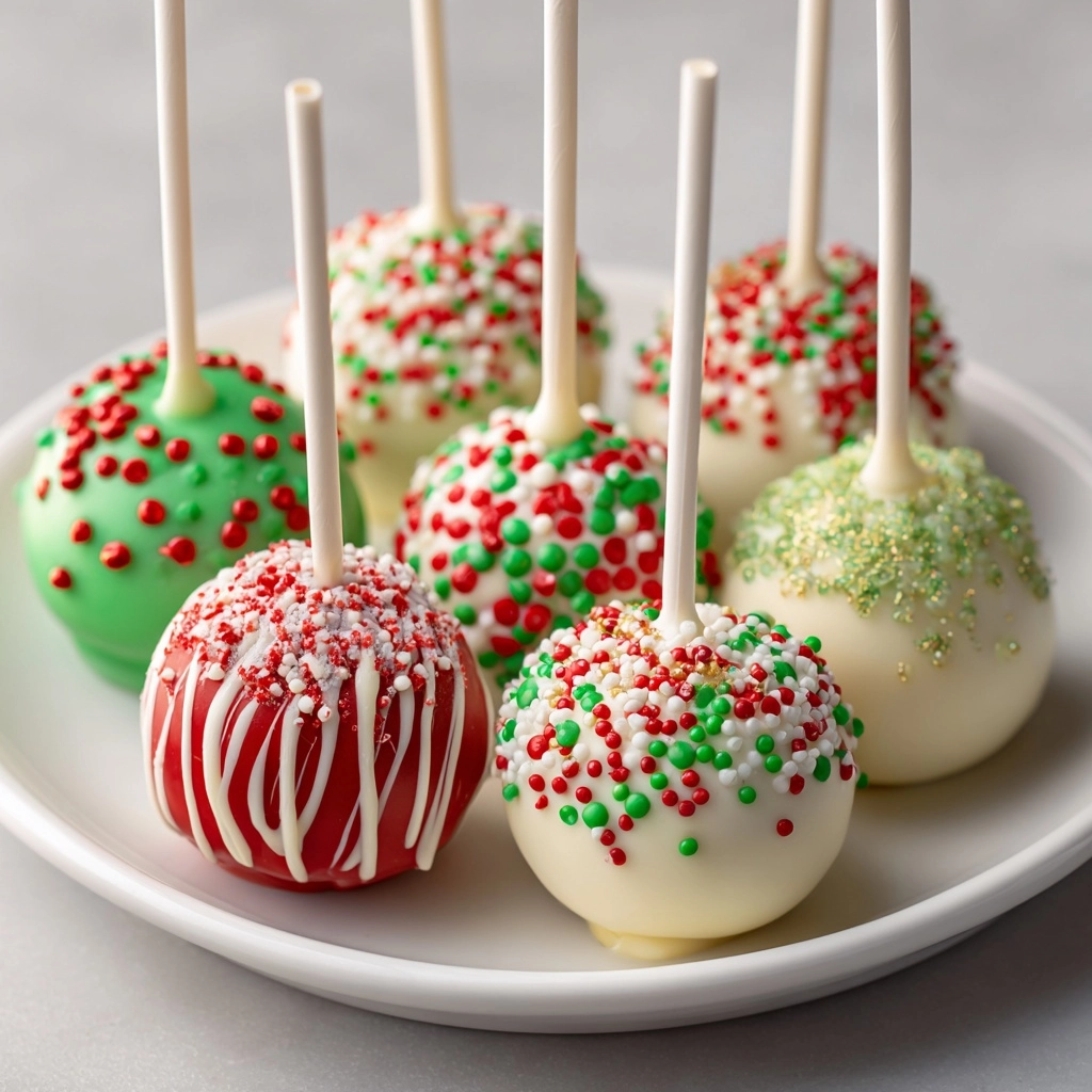 Christmas Cake Pops Recipe - Recipe Image