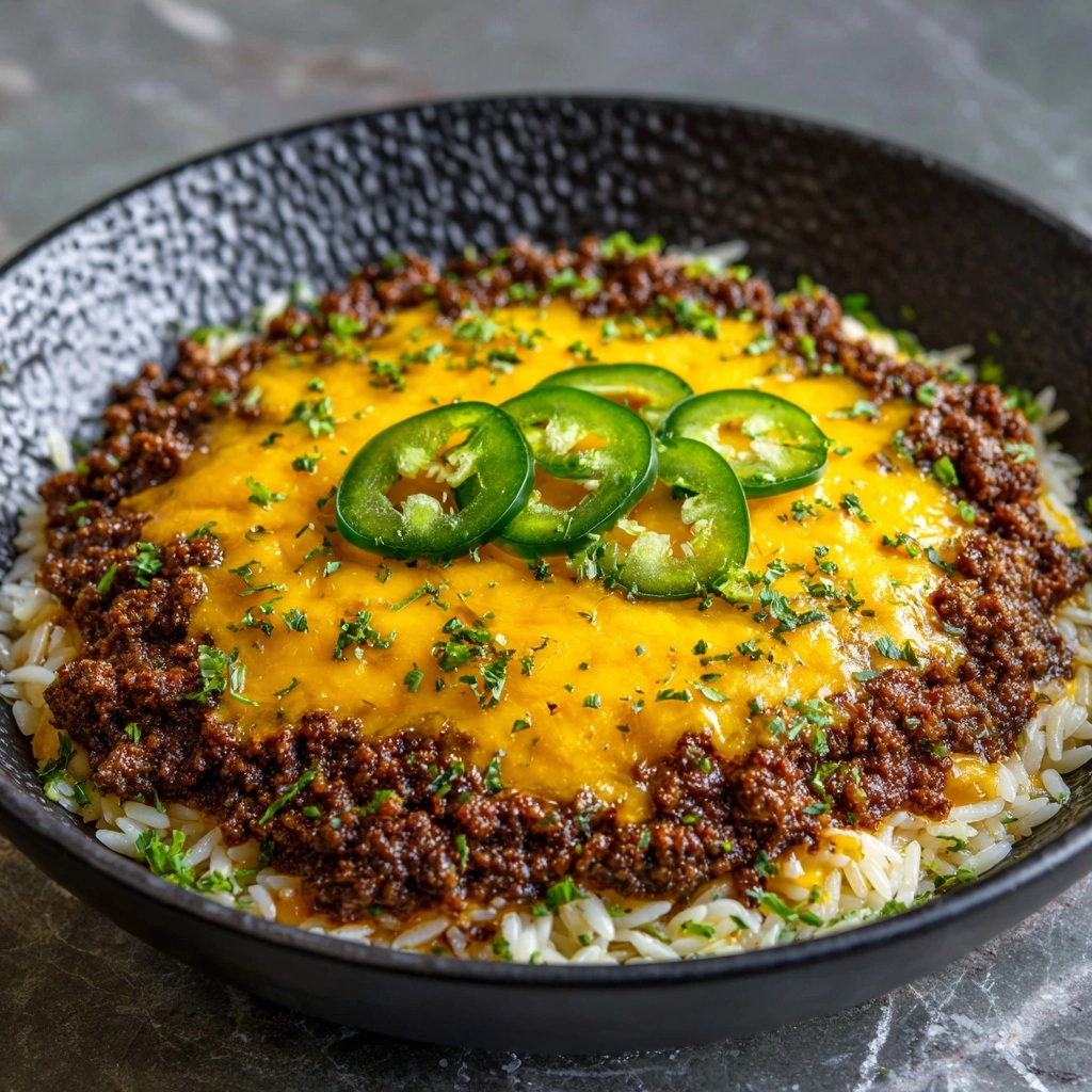 One-Pot Cheeseburger Orzo Skillet Recipe - Recipe Image