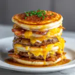 Truffle Butter Cheeseburger Pancake Sliders Recipe