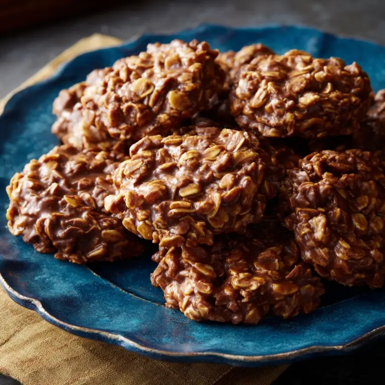 Peanut Butter No-Bake Cookies Recipe
