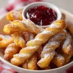 Crispy Funnel Cake Sticks Recipe