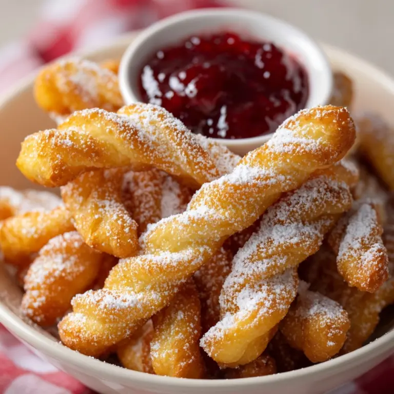 Crispy Funnel Cake Sticks Recipe