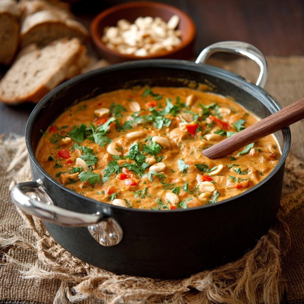 African Peanut Stew: An Amazing Ultimate Vegan Delight Recipe - Recipe Image