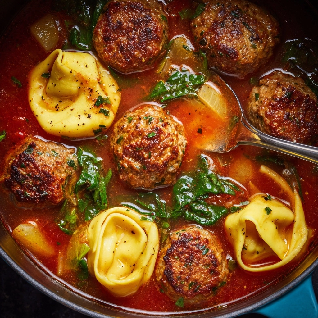 Meatball and Tortellini Soup Recipe - Recipe Image