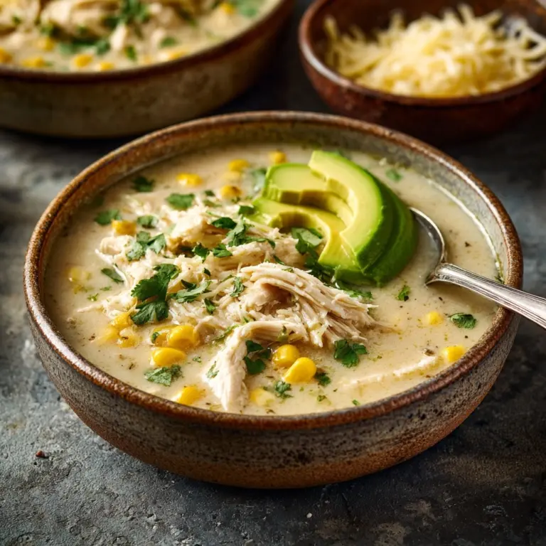 Creamy Green Enchilada Chicken Soup Recipe