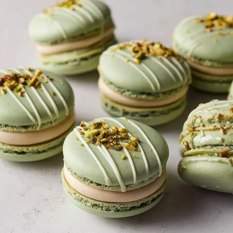 Pistachio Macarons Recipe