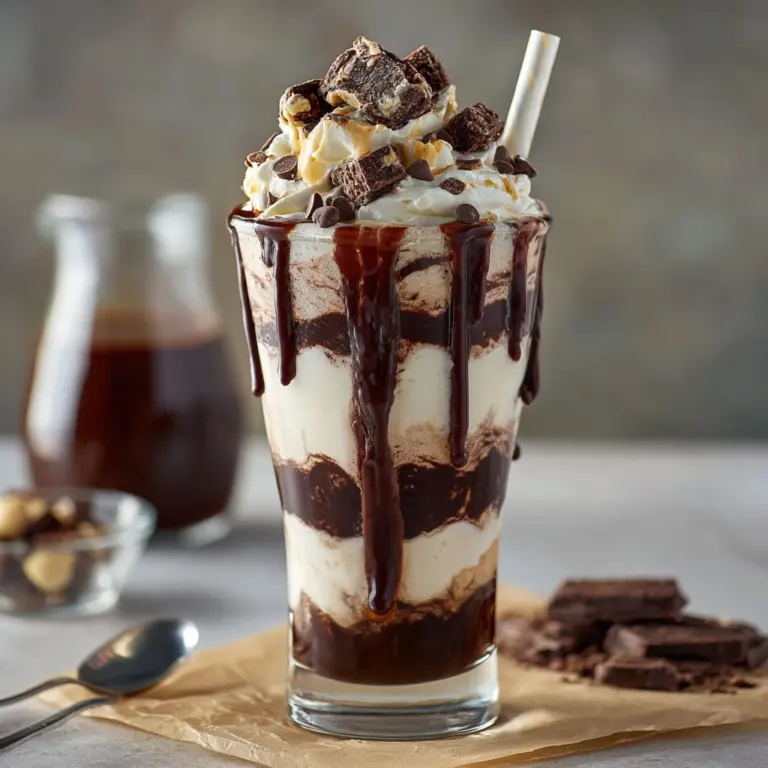 Brownie Milkshake Recipe