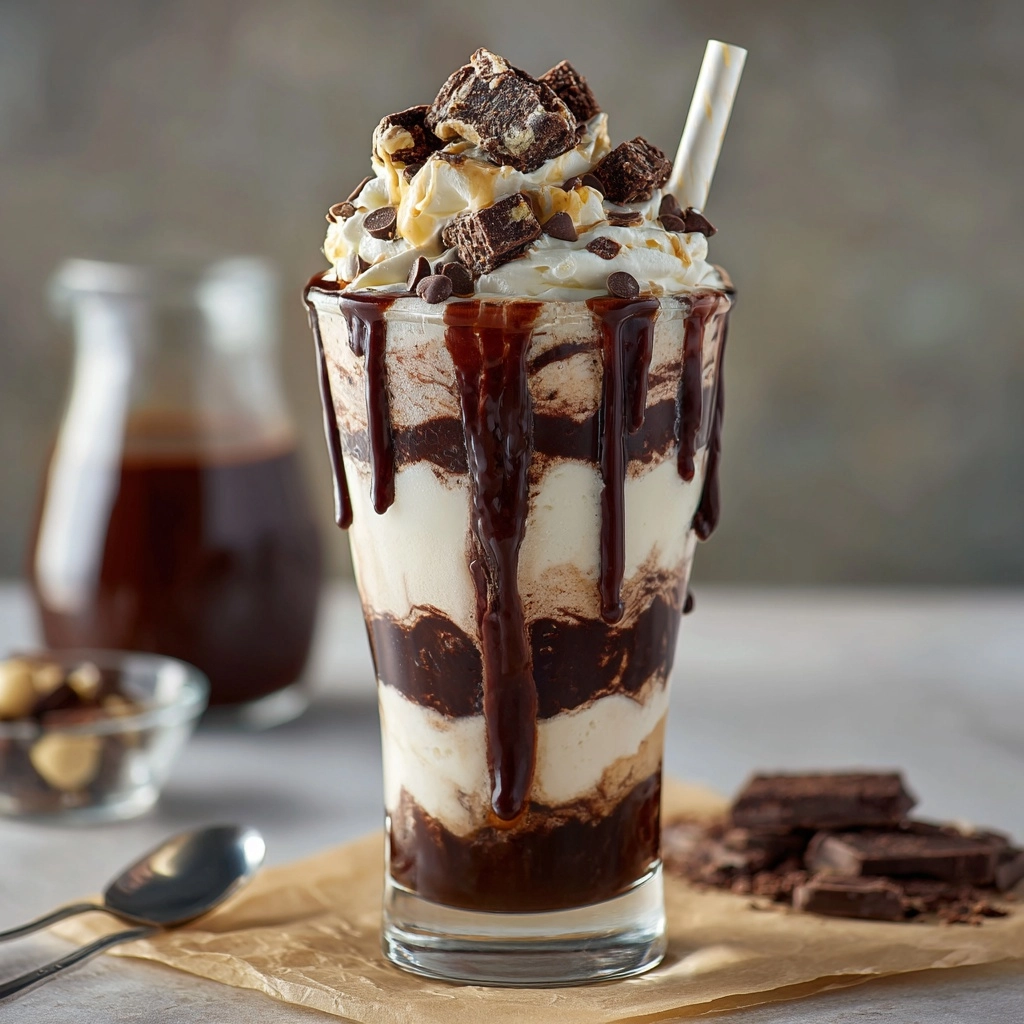 Brownie Milkshake Recipe - Recipe Image