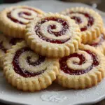 Raspberry Swirl Shortbread Cookies Recipe