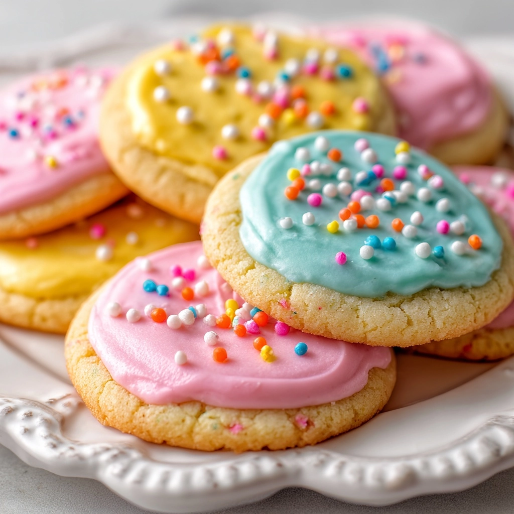 Easter Egg Sugar Cookies Recipe - Recipe Image