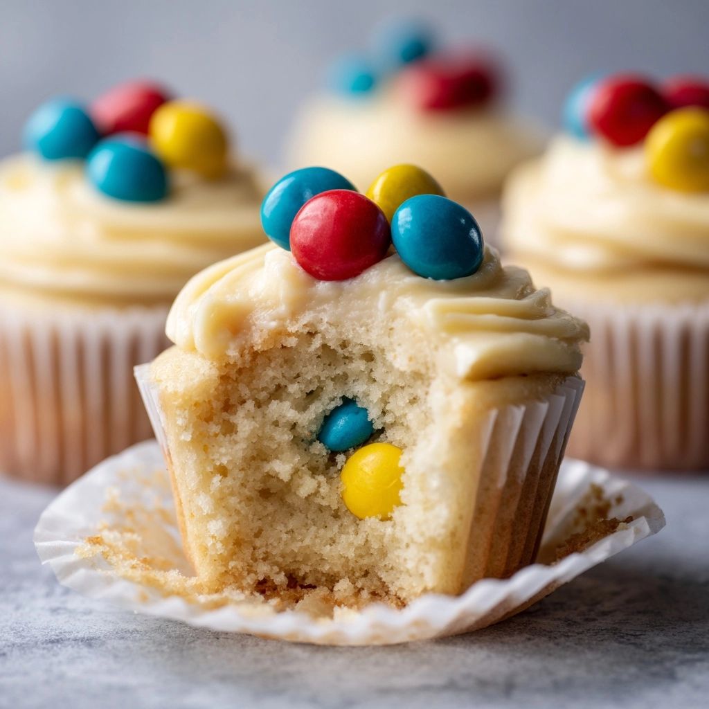 M&M Cupcakes Recipe - Recipe Image