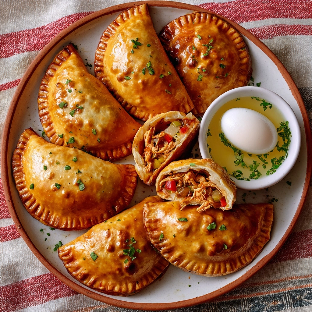 Chicken Empanadas (Golden, Flaky Pastries) Recipe - Recipe Image