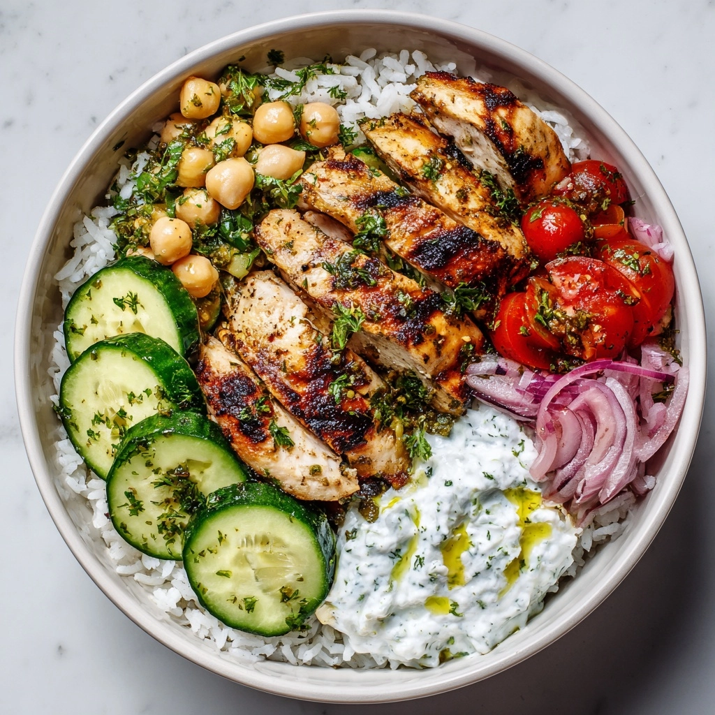Mediterranean Chicken & Rice Bowls Recipe - Recipe Image