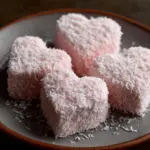 Pink Creamy Coconut Hearts Recipe