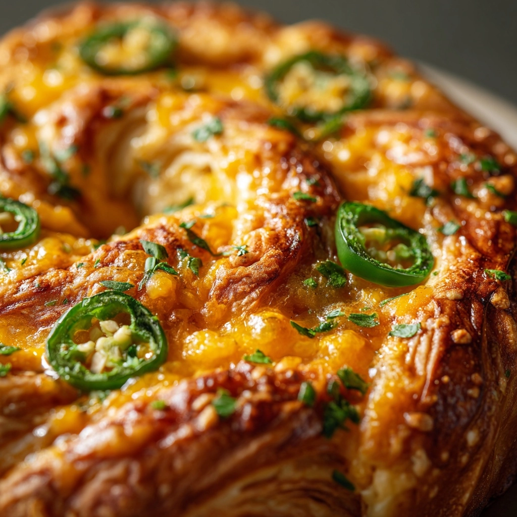 Jalapeño Popper Crescent Roll Ring Recipe - Recipe Image