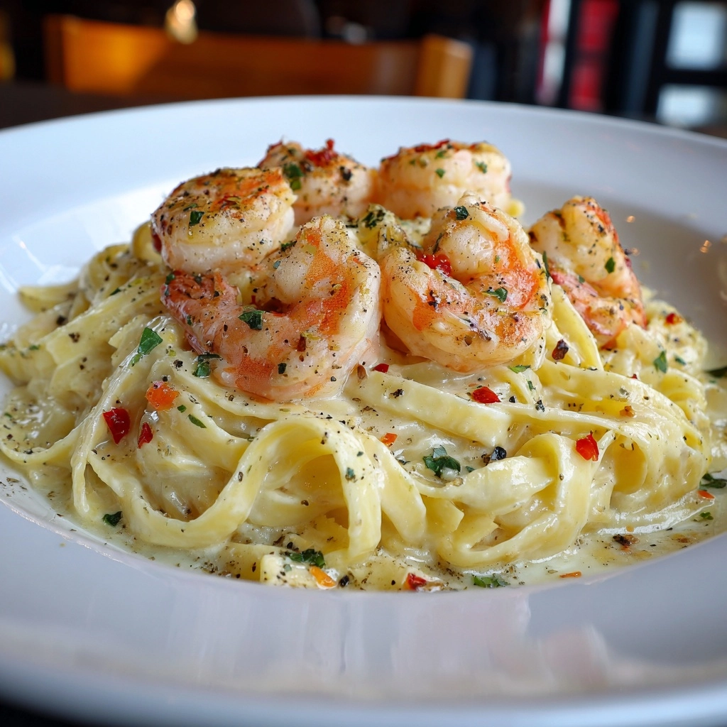 Creamy Jamaican Shrimp Pasta Recipe - Recipe Image