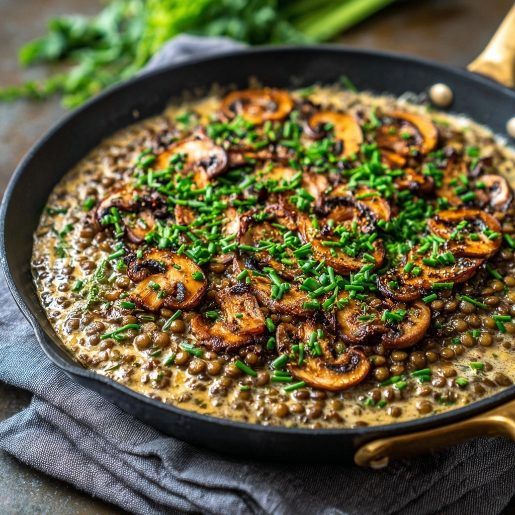 Lentil Mushroom Stroganoff: A Hearty Vegetarian Delight Recipe - Recipe Image