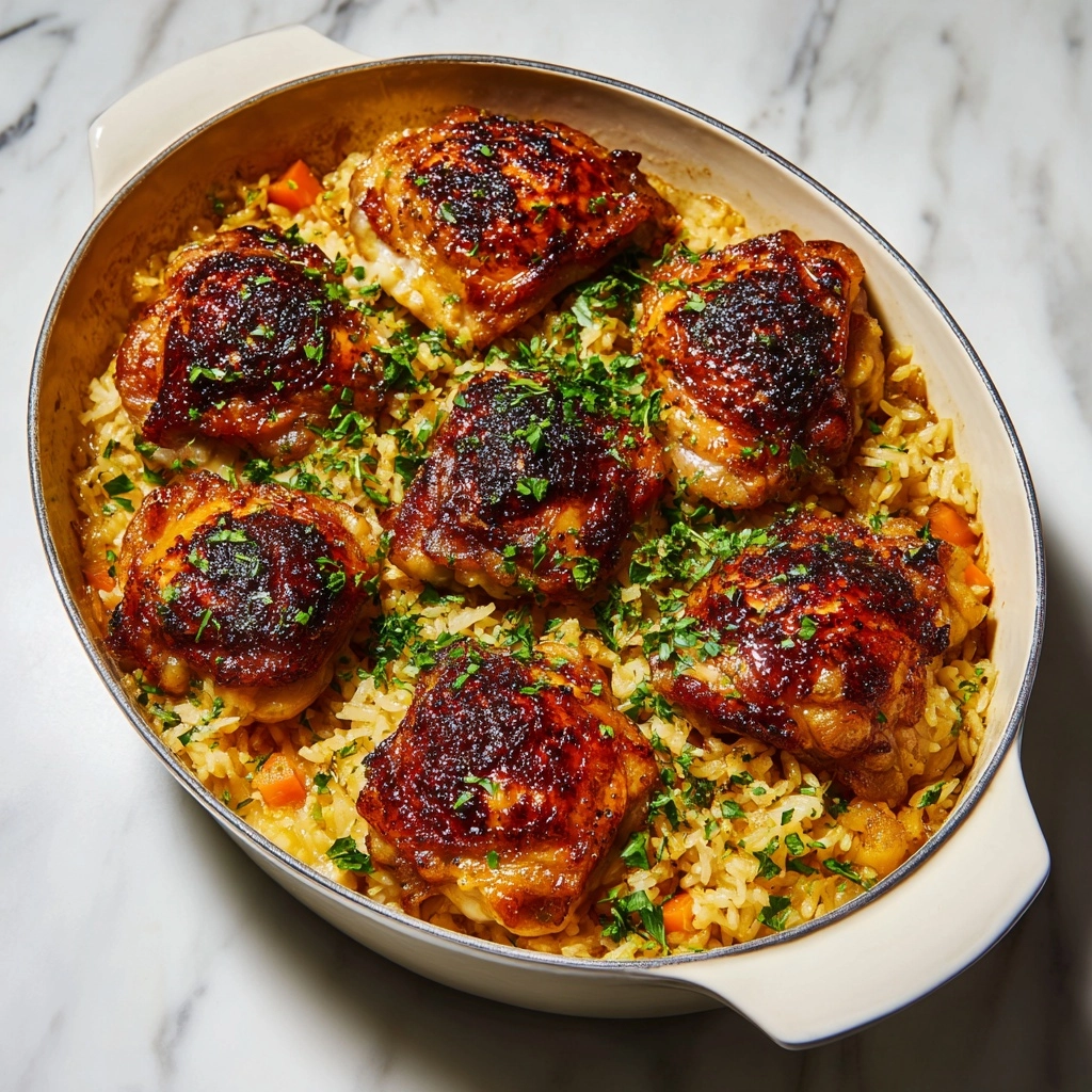 No Peek Chicken & Rice Casserole Recipe - Recipe Image