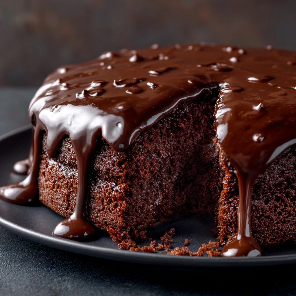Chocolate Ooey Gooey Cake Recipe - Recipe Image