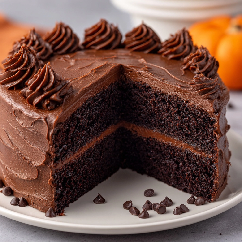 Chocolate Pumpkin Cake Recipe - Recipe Image
