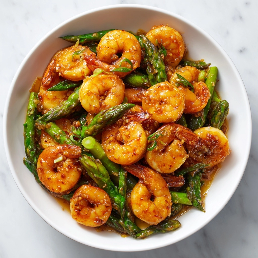 Shrimp and Asparagus Stir Fry Recipe - Recipe Image