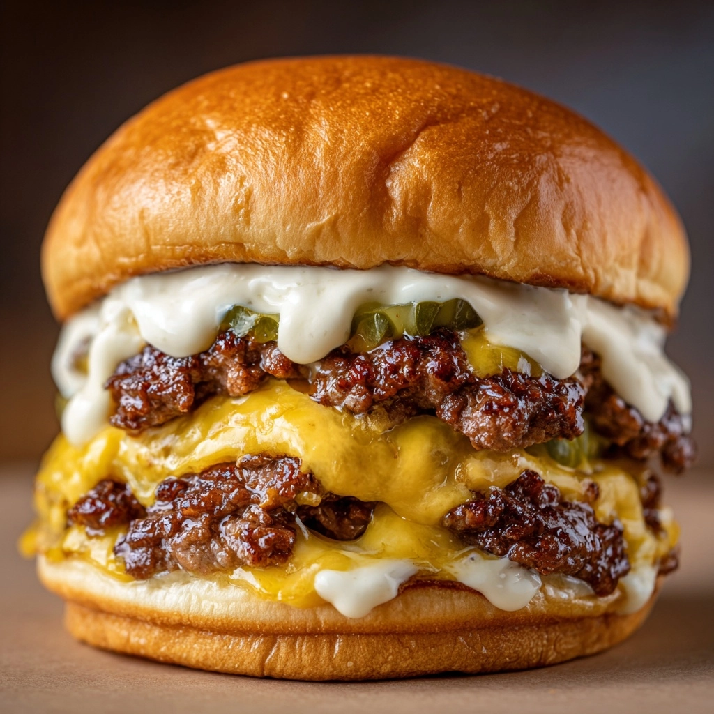 Homemade Sonic Double Smasher Burger Recipe - Recipe Image