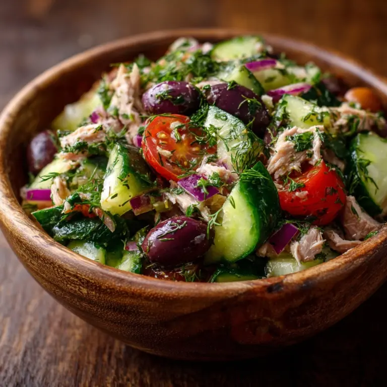 Mediterranean Tuna Salad Recipe