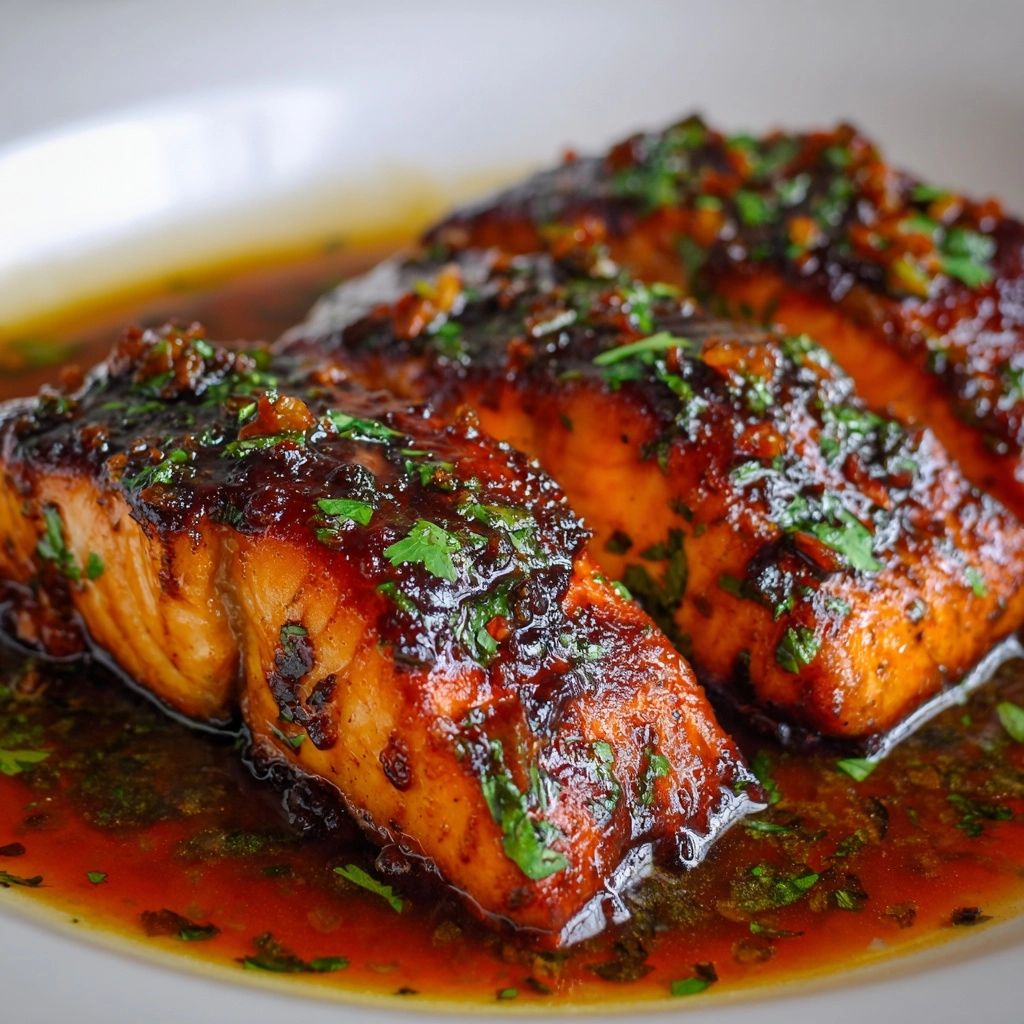 Cajun Honey Butter Salmon Recipe - Recipe Image