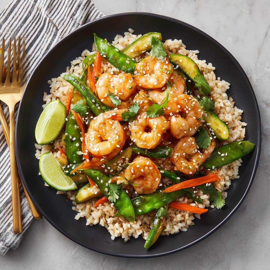 Healthy Stir-Fry Shrimp Recipe - Recipe Image