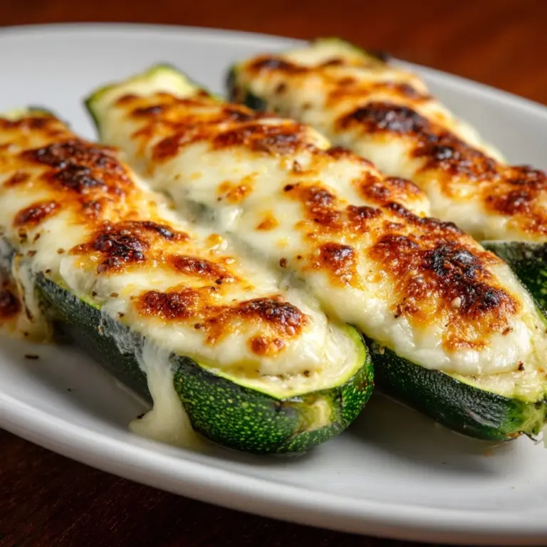 Garlic Lemon and Parmesan Oven Roasted Zucchini Recipe