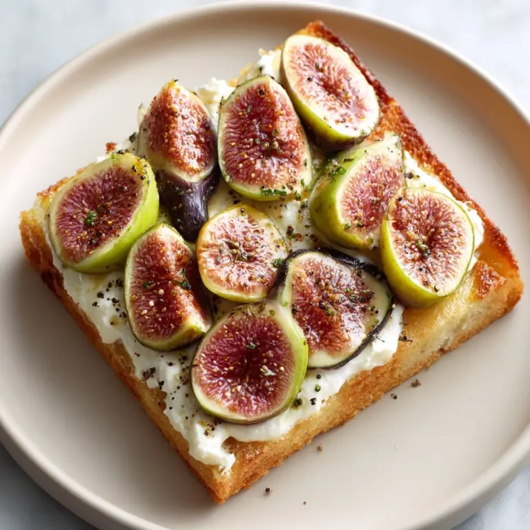 Fig and Goat Cheese Flatbread Recipe