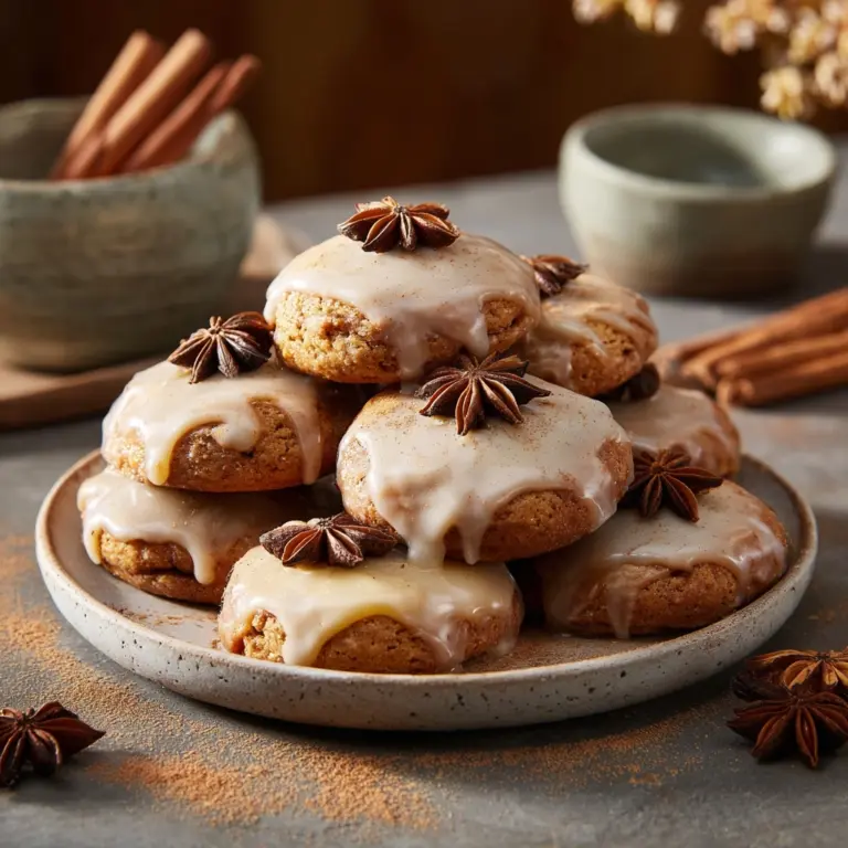 Espresso Chai Cookies with Maple Cinnamon Icing Recipe