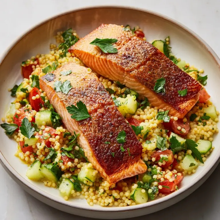 Salmon and Couscous Bowl Recipe