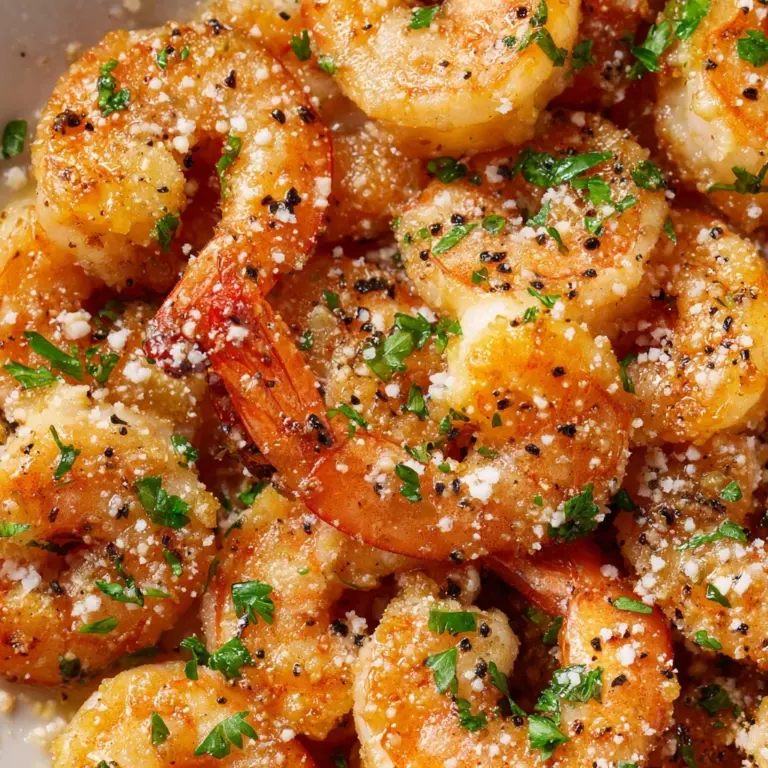 Garlic Parmesan Roasted Shrimp Recipe
