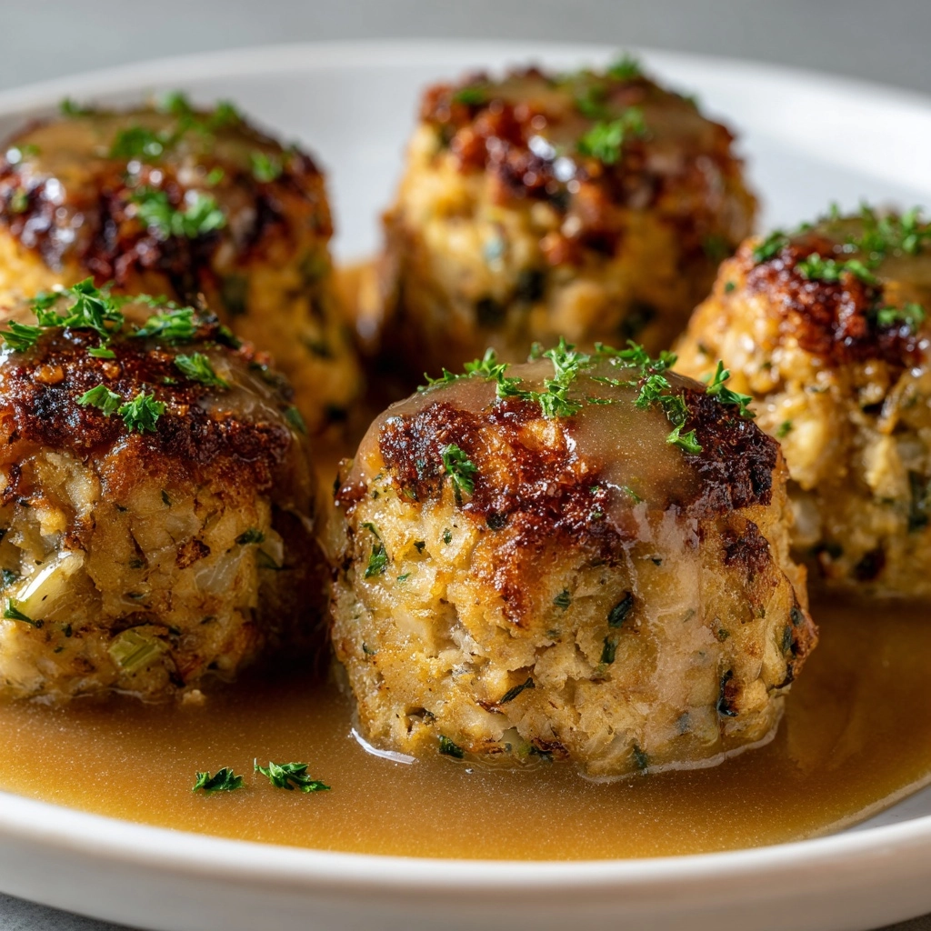 Stuffing Balls Recipe - Recipe Image