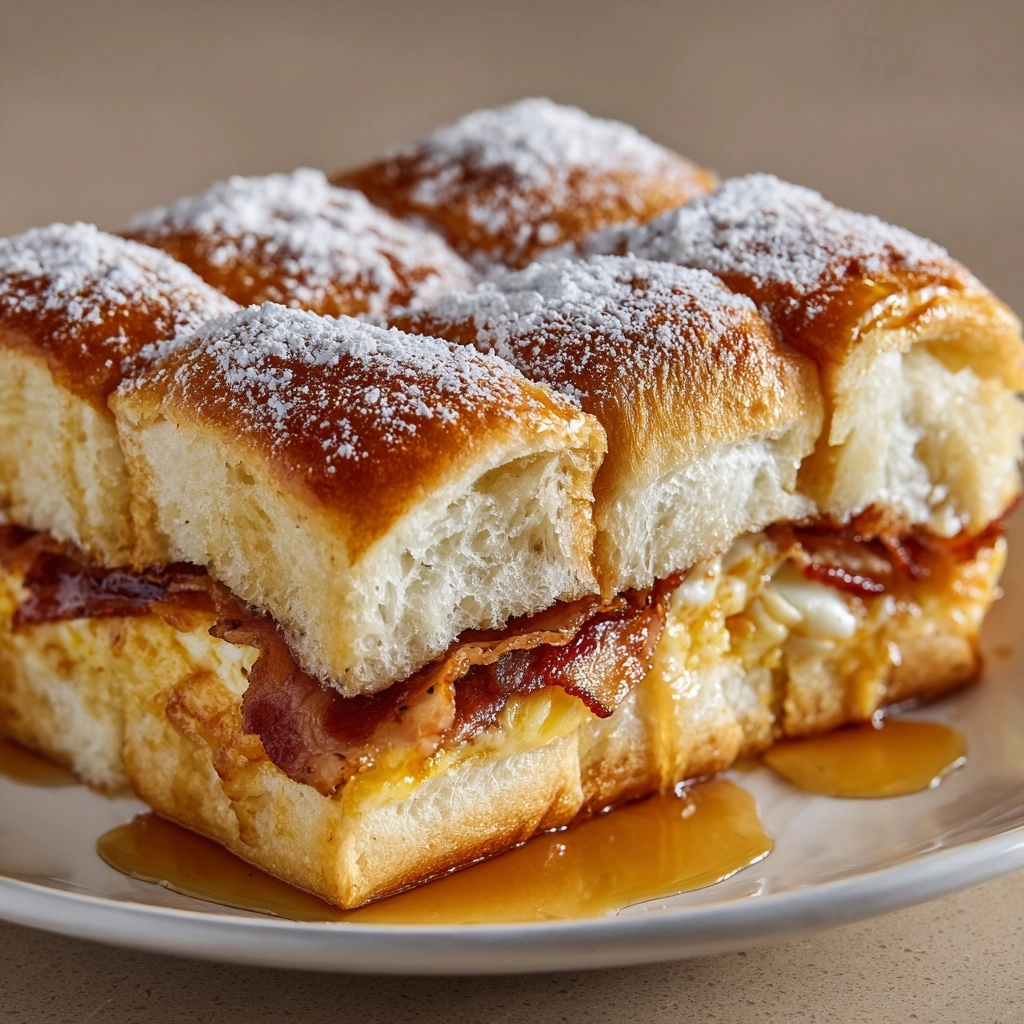 Monte Cristo Sliders Recipe - Recipe Image