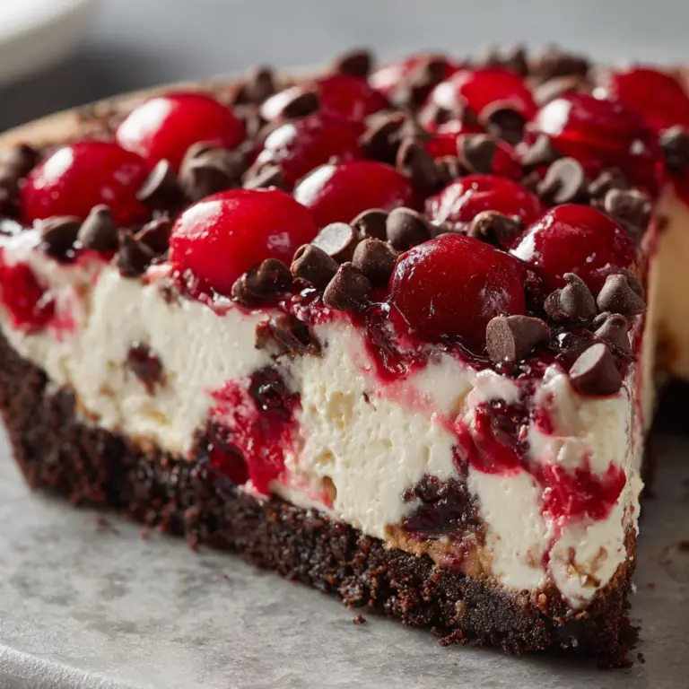 Cherry Chocolate Chip Ice Cream Pie Recipe