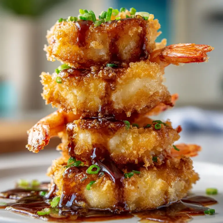 Shrimp Tempura Sushi Stack Recipe