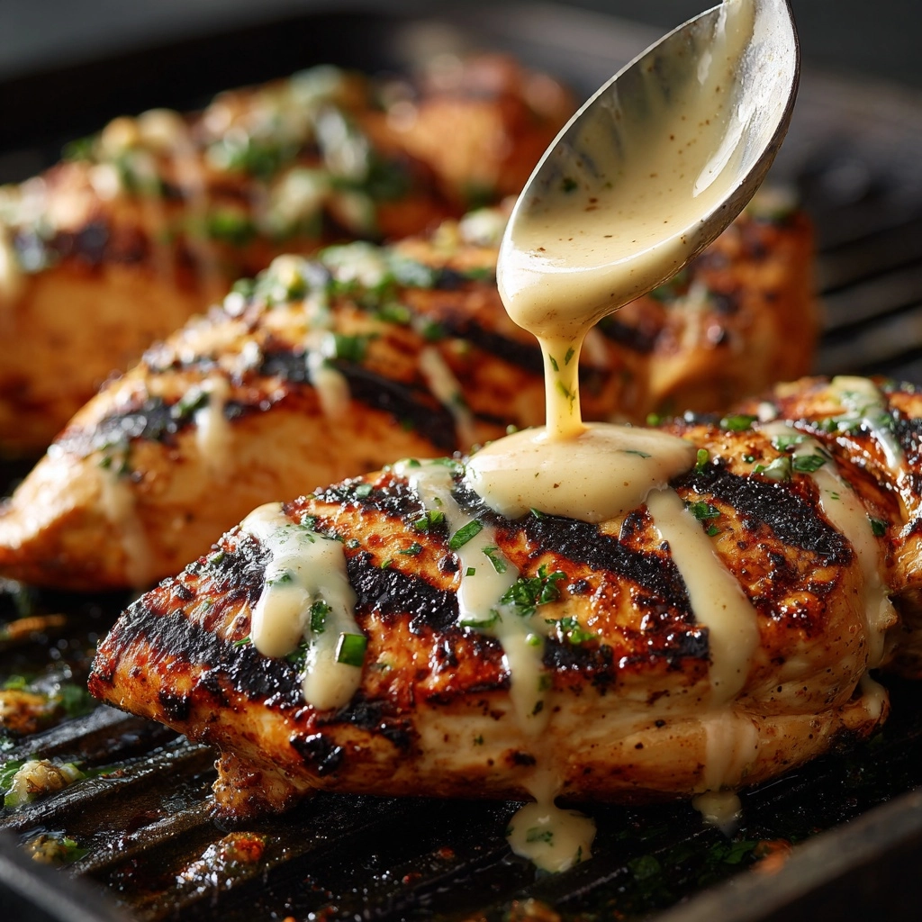 Cajun Grilled Chicken with Alabama White Sauce Recipe