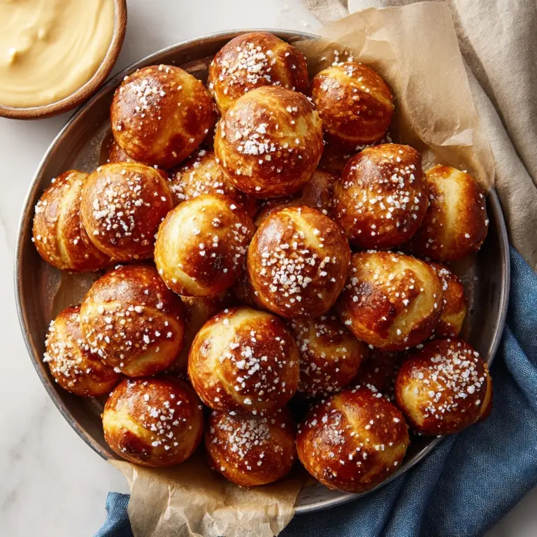 Buttery Soft Pretzel Bites Recipe