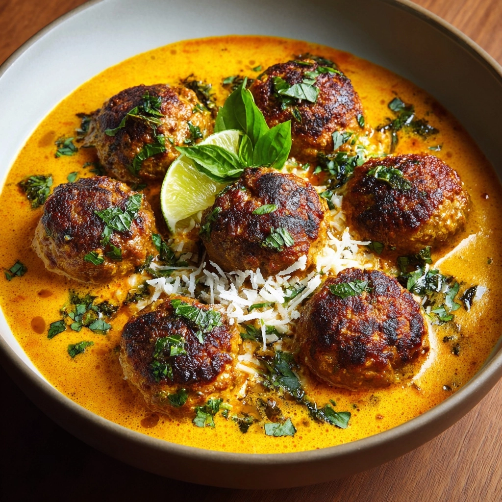 Coconut Chicken Meatballs Recipe - Recipe Image