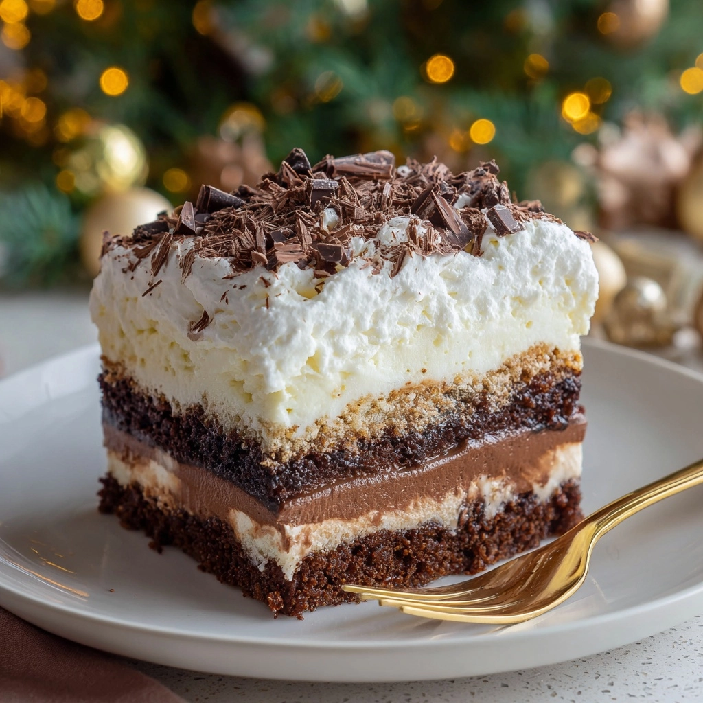 Hot Chocolate Lasagna Recipe - Recipe Image