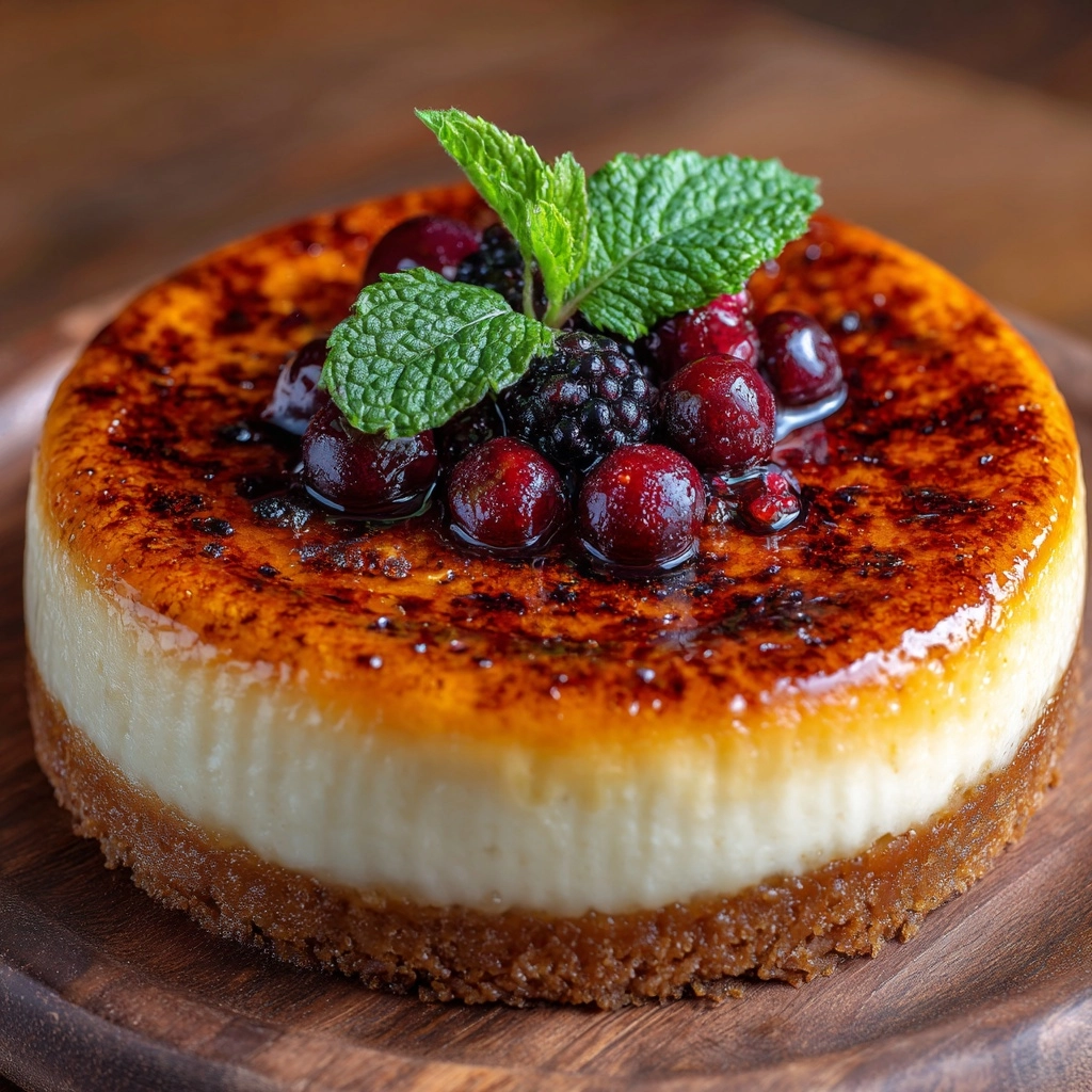 Crème Brûlée Cheesecake Recipe - Recipe Image