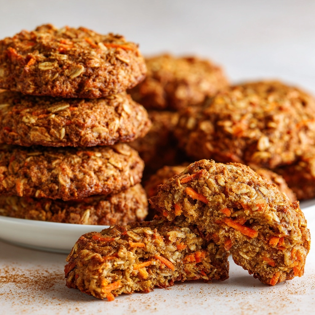 Healthy Carrot Cake Oatmeal Cookies Recipe - Recipe Image